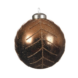 Boule de Noël Verre Nervuré Ø 8cm – Lot 3 Pièces | DECORIS