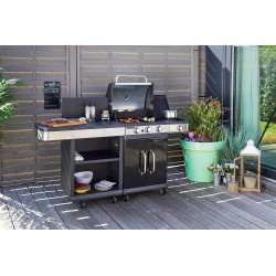 Barbecue au gaz Fidgi 3 COOK'IN GARDEN Barbecue au gaz Fidgi 3 COOK'IN GARDEN