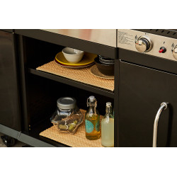 Barbecue au gaz Fidgi 3 avec desserte COOK'IN GARDEN