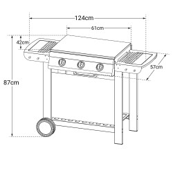 Barbecue au gaz Puerta Luna COOK'IN GARDEN