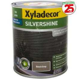 Lasure pour bois extérieur Silvershine classic grey 2,5 L XYLADECOR