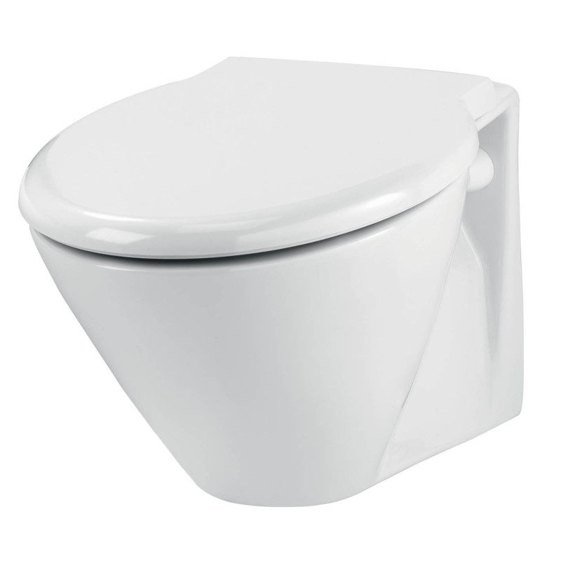 Cuvette wc suspendue design avec abattant WIRQUIN