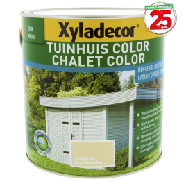 Lasure pour bois Chalet Color blanc champêtre 2,5 L XYLADECOR