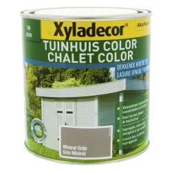 Lasure pour bois gris Mistral Chalet Color 1 L XYLADECOR – Protection bois | XYLADECOR