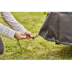 Housse pour barbecue Fidgi avec desserte 190 x 65 x 90 cm COOK'IN GARDEN