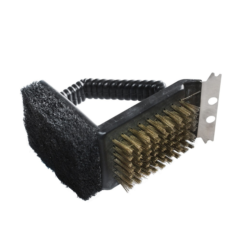 Brosse 3 en 1 pour barbecue COOK'IN GARDEN