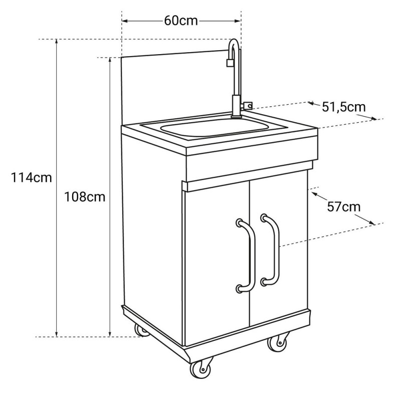 Evier pour barbecue Fidgi COOK'IN GARDEN Evier pour barbecue Fidgi COOK'IN GARDEN