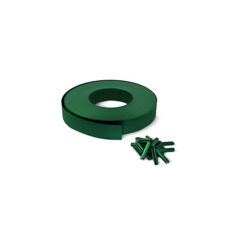 Lanière pour clôture avec clips 48 mm vert GIARDINO