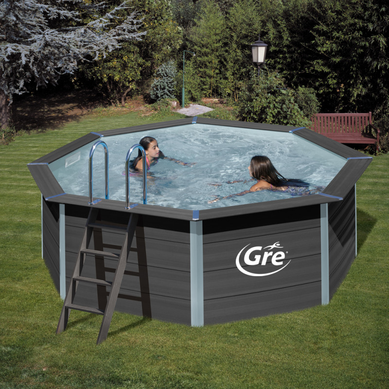 Piscine Avantgarde Ø 4,1 x 1,24 m GRE Piscine Avantgarde Ø 4,1 x 1,24 m GRE