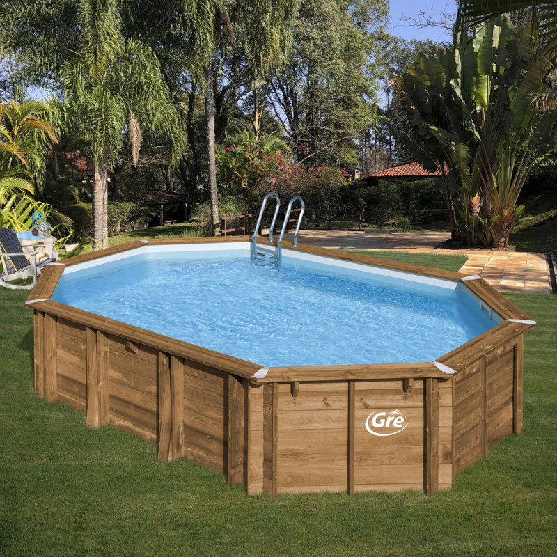 Piscine Safran 2 6,2 x 3,95 x 1,36 m GRE Piscine Safran 2 6,2 x 3,95 x 1,36 m GRE