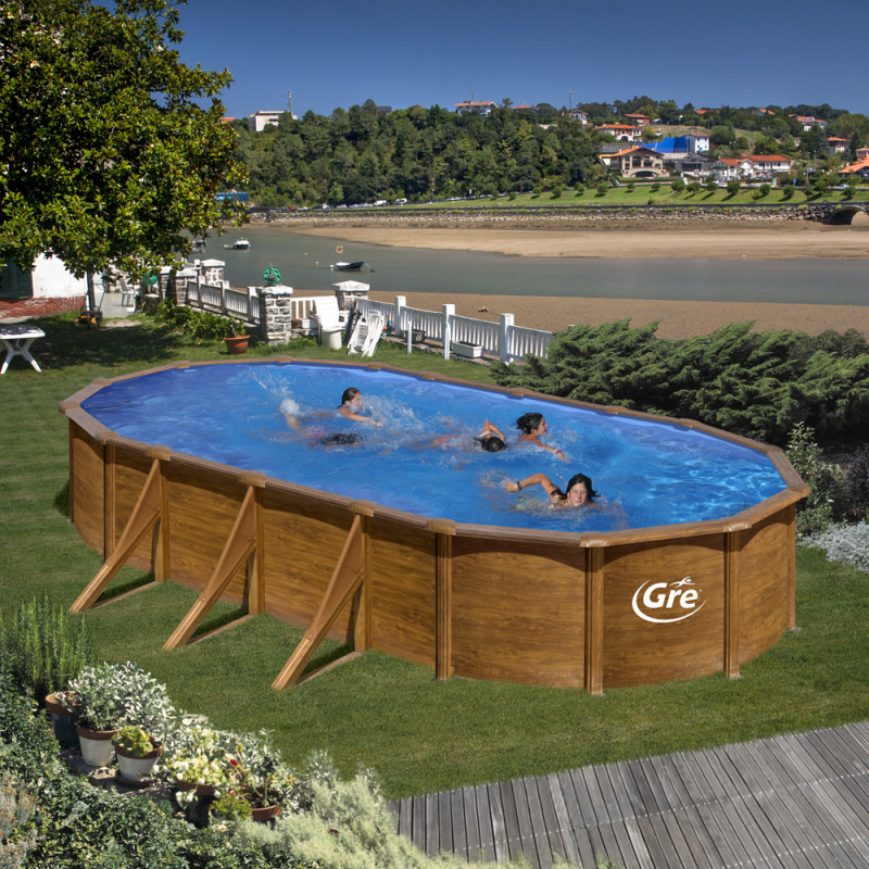 Piscine Pacific 7,44 x 3,99 x 1,22 m GRE Piscine Pacific 7,44 x 3,99 x 1,22 m GRE