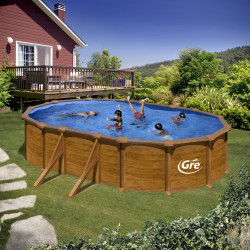 Piscine Mauritius 5,27 x 3,27 x 1,32 m GRE Piscine Mauritius 5,27 x 3,27 x 1,32 m GRE