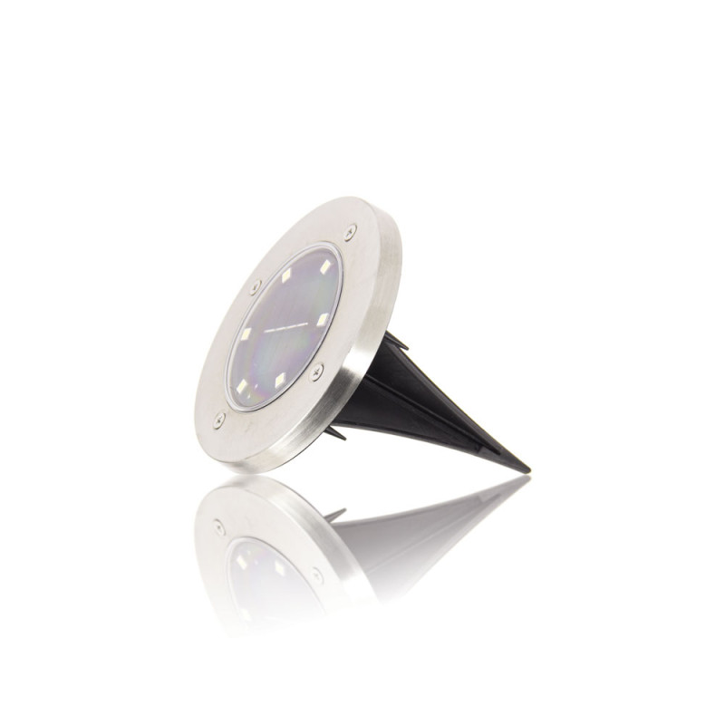 Lot de 2 spots solaires LED Ø 11 x 2 cm XANLITE Lot de 2 spots solaires LED Ø 11 x 2 cm XANLITE