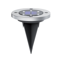 Lot de 2 spots solaires LED Ø 11 x 2 cm XANLITE Lot de 2 spots solaires LED Ø 11 x 2 cm XANLITE
