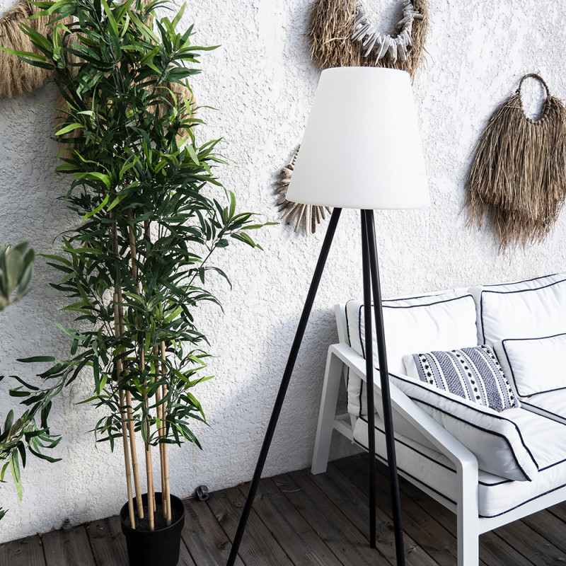 Lampadaire solaire LED USB avec télécommande 35 x 150 cm XANLITE