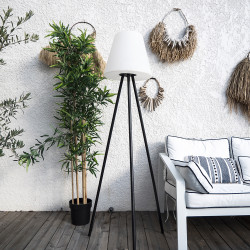 Lampadaire solaire LED USB avec télécommande 35 x 150 cm XANLITE