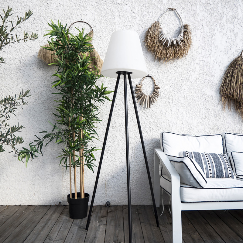 Lampadaire solaire LED USB avec télécommande 35 x 150 cm XANLITE