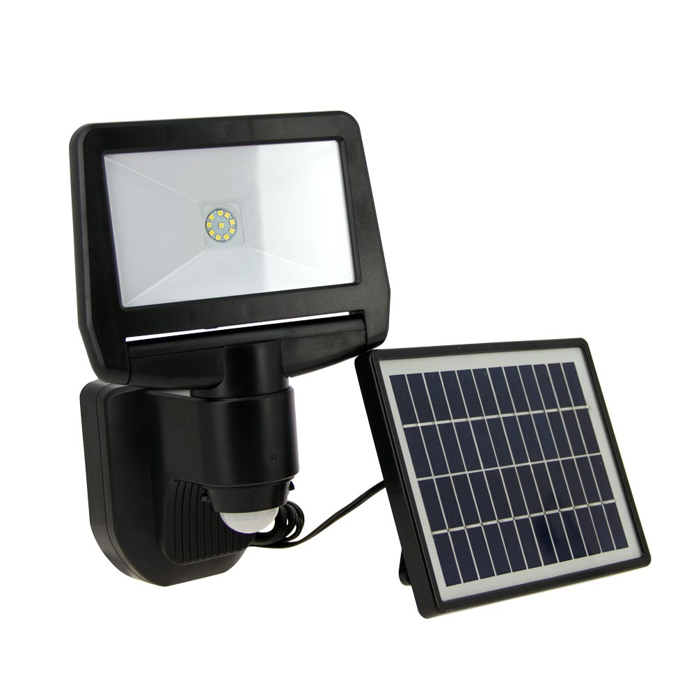 Supprimer Détecteur De Mouvement Projecteur Led Solaire Projecteur extérieur LED solaire avec détecteur de mouvements 19 x 19 x 28  cm XANLITE