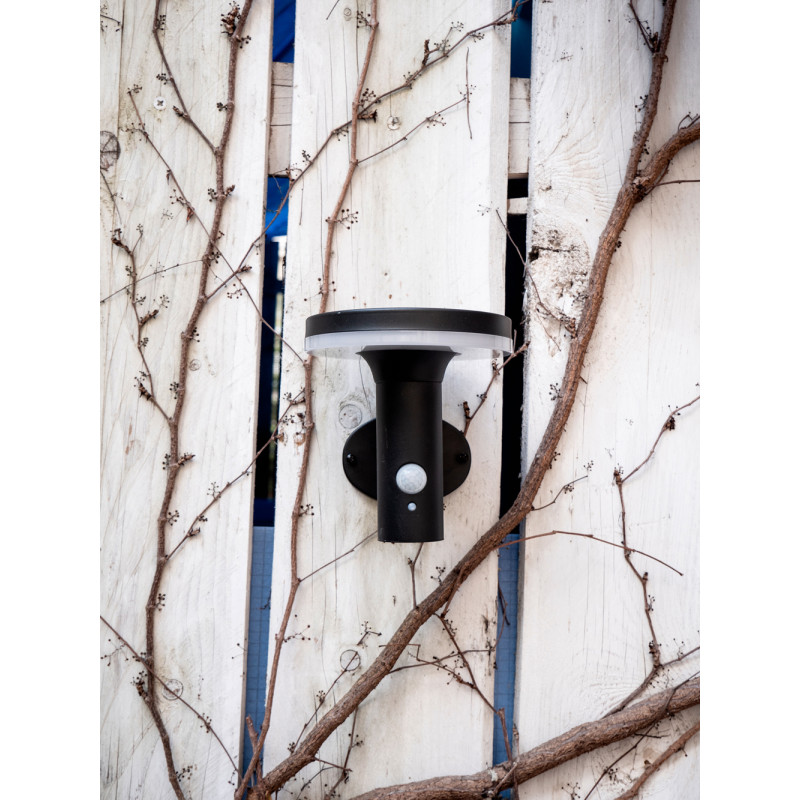 Applique murale solaire LED avec détecteur de mouvement 18 x 18 x 17,5 cm XANLITE