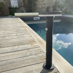 Borne solaire LED avec détecteur de mouvement 16 x 16 x 45 cm XANLITE Borne solaire LED avec détecteur de mouvement 16 x 16 x 45 cm XANLITE