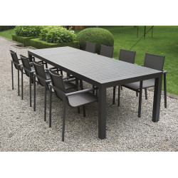 Table de jardin extensible New Marius 230-300 x 100 x 75 cm