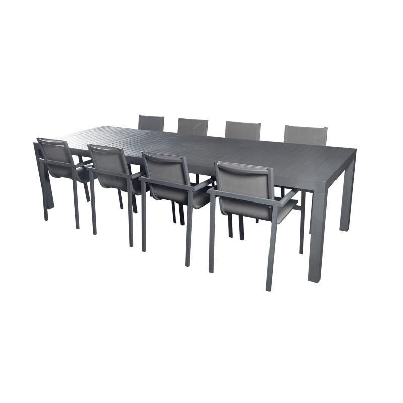 Table de jardin extensible New Marius 230-300 x 100 x 75 cm