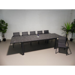 Table de jardin extensible Louis 200-300 x 100 x 75 cm