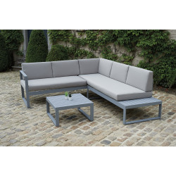 Salon d'angle de jardin Pauline