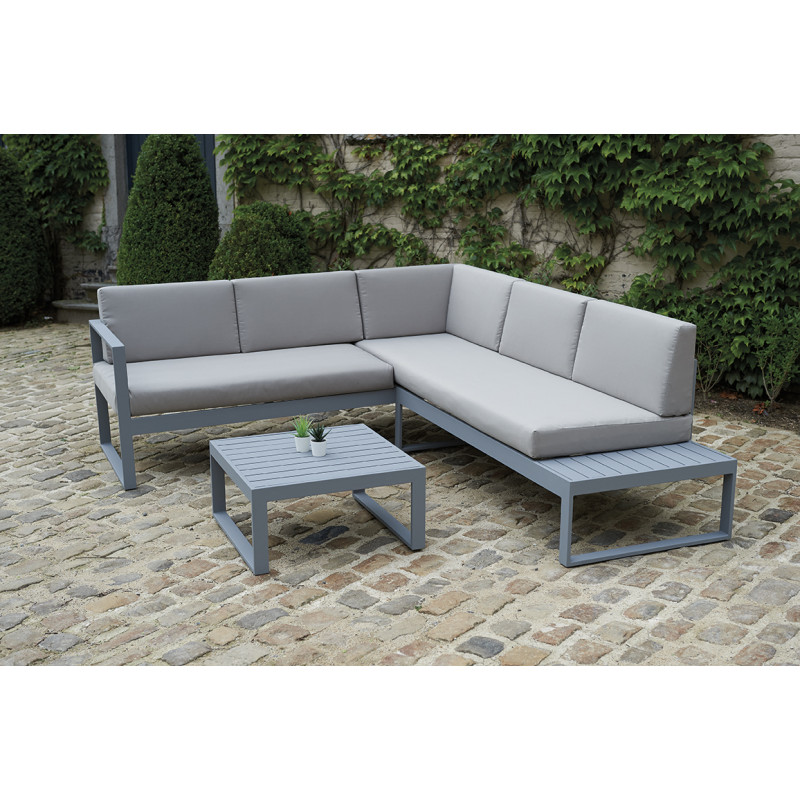 Salon d'angle de jardin Pauline