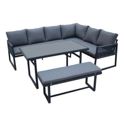 Salon d'angle de jardin Clémence