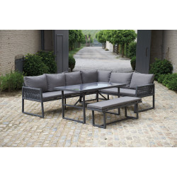 Salon d'angle de jardin Clémence