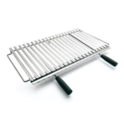 Grille de cuisson pour barbecue en acier inoxydable 68 x 40 cm