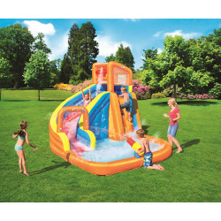 Aire de jeu gonflable Turbo 365 x 320 x 270 cm BESTWAY