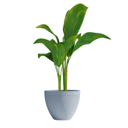 Pot Green Care Impact bleu gris Ø 40 x 31 cm Pot Green Care Impact bleu gris Ø 40 x 31 cm