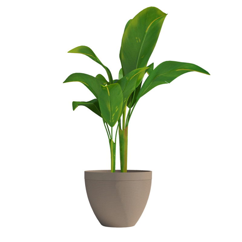 Pot Green Care Impact taupe Ø 30 x 26 cm Pot Green Care Impact taupe Ø 30 x 26 cm