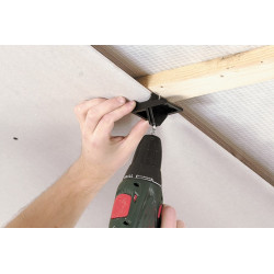 Kit fixation plaques de plâtre – Installation facile | WOLFCRAFT
