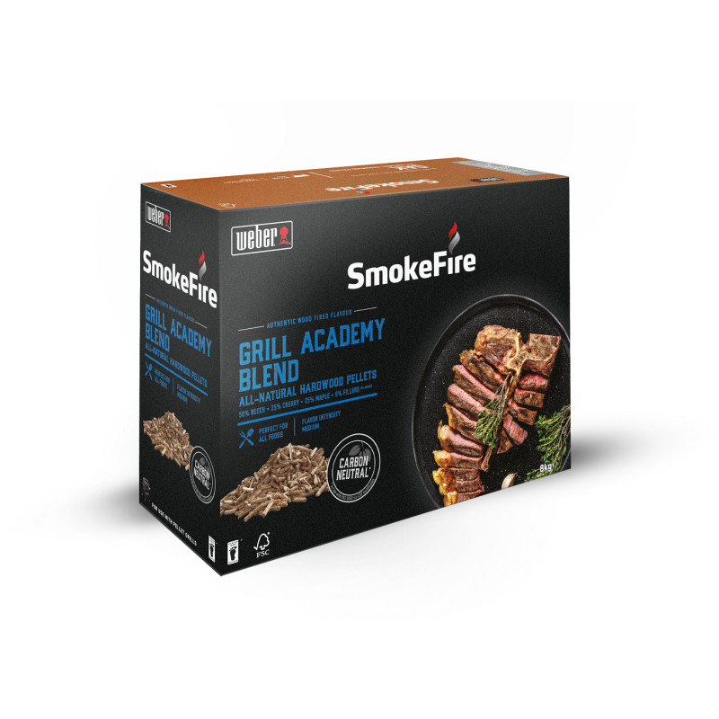 Pellets pour barbecue Grill Academy Blend 8 kg WEBER