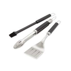 Set d'ustensiles BBQ Inox 3 pièces 46cm | WEBER