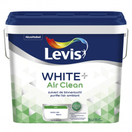 Peinture pour murs et plafonds White+ Air Clean blanche 5 L LEVIS