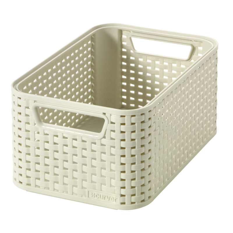 Box de rangement Natural Style blanc 6L CURVER