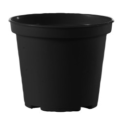 Pot de culture noir Ø 12 cm 6 pièces