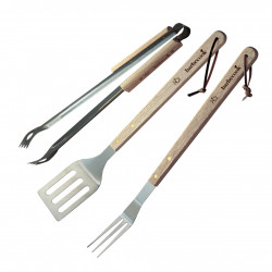 Set d'ustensiles BBQ 3 pièces BARBECOOK – Préparez vos grillades | BARBECOOK