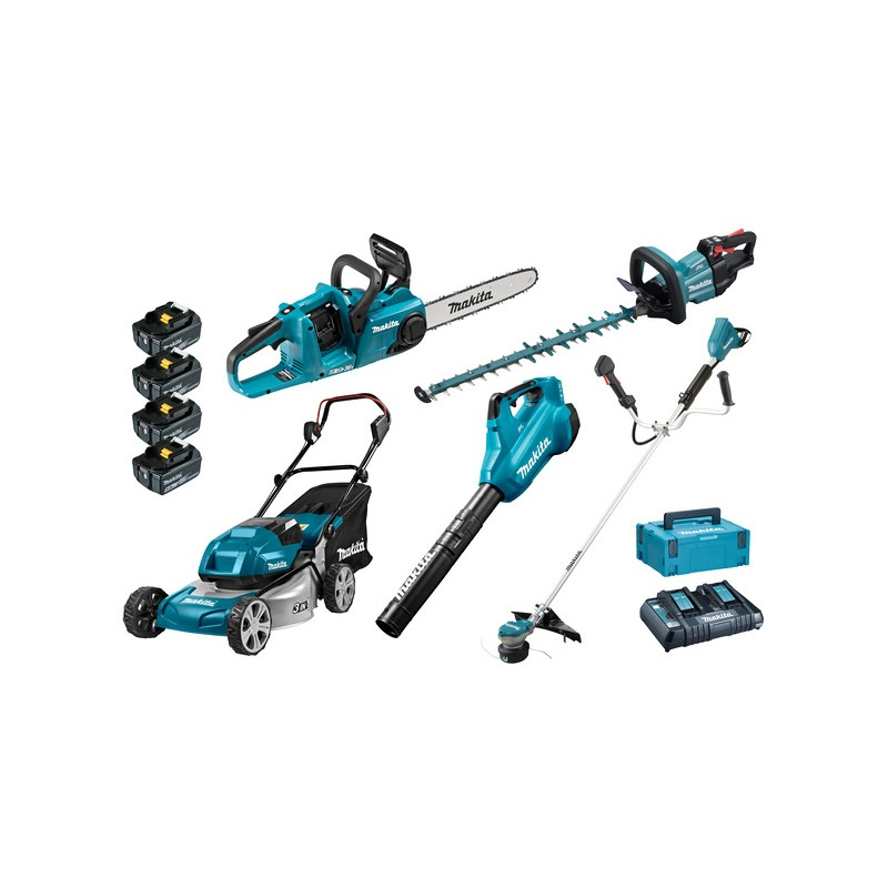 Pack de 5 machines sur batterie DLX5057PTJ 18 V 5 Ah MAKITA