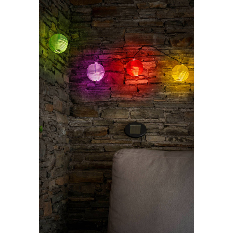 Guirlande solaire multicolore LED 10 x 0, 06 W EGLO Guirlande solaire multicolore LED 10 x 0, 06 W EGLO