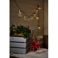 Guirlande solaire blanche LED 10 x 0,03 W EGLO Guirlande solaire blanche LED 10 x 0,03 W EGLO