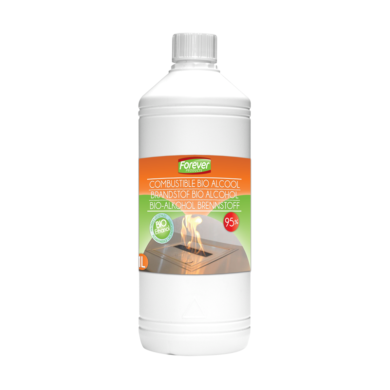 Alcool bio 100% 6 x 1L - BIOETHANOL pour cheminées à l'alcool… : :  Bricolage