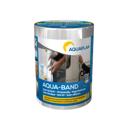 Bande d'étanchéité autocollante Aqua-Band alu 10 m x 15 cm AQUAPLAN