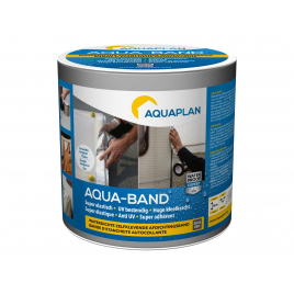 Bande d'étanchéité autocollante Aqua-Band grise 5 m x 15 cm AQUAPLAN