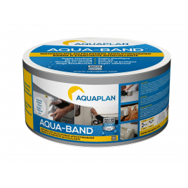 Bande d'étanchéité autocollante Aqua-Band grise 5 m x 7,5 cm AQUAPLAN