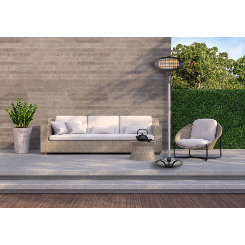 Chauffage de terrasse électrique 2000 W 53 x 26,5 X 18 cm BLOOBOOST Chauffage de terrasse électrique 2000 W 53 x 26,5 X 18 cm BLOOBOOST